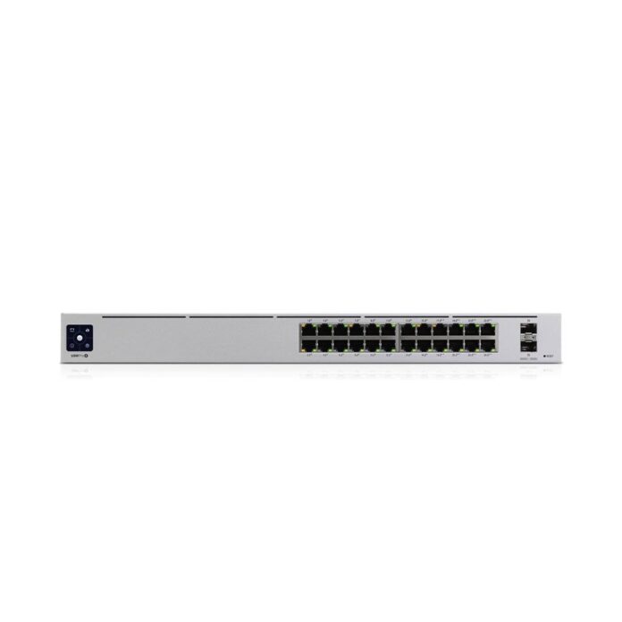 Switch rackabil cu 24 porturi Ubiquiti UniFi USW-24-POE-EU, 2 porturi SFP, cu management, 95W, cu management Switch rackabil cu 24 porturi Ubiquiti UniFi USW-24-POE-EU, 2 porturi SFP, cu management, 95W, cu management