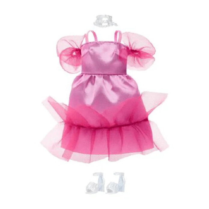 Set de haine si accesorii pentru papusa, Barbie, HJT20 Set de haine si accesorii pentru papusa, Barbie, HJT20