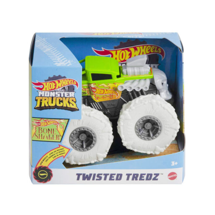 Masina de teren, Hot Wheels, Twisted Tredz, 1:43, Bone Shaker, GVK38 Masina de teren, Hot Wheels, Twisted Tredz, 1:43, Bone Shaker, GVK38