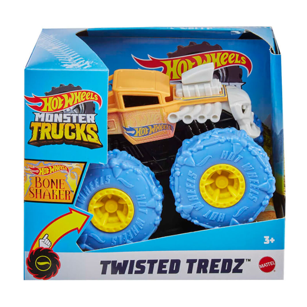 Masina de teren, Hot Wheels, Twisted Tredz, 1:43, Bone Shaker, GVK45 Masina de teren, Hot Wheels, Twisted Tredz, 1:43, Bone Shaker, GVK45