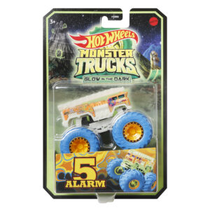 Masinuta metalica Hot Wheels Monster Truck Big Rigs, 5 Alarm, cu 6 roti, 1:64 Masinuta metalica Hot Wheels Monster Truck Big Rigs, 5 Alarm, cu 6 roti, 1:64