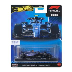 Masinuta metalica de curse, Hot Wheels, Formula 1, Williams Racing FW46 (#43), JBM20 Masinuta metalica de curse, Hot Wheels, Formula 1, Williams Racing FW46 (#43), JBM20
