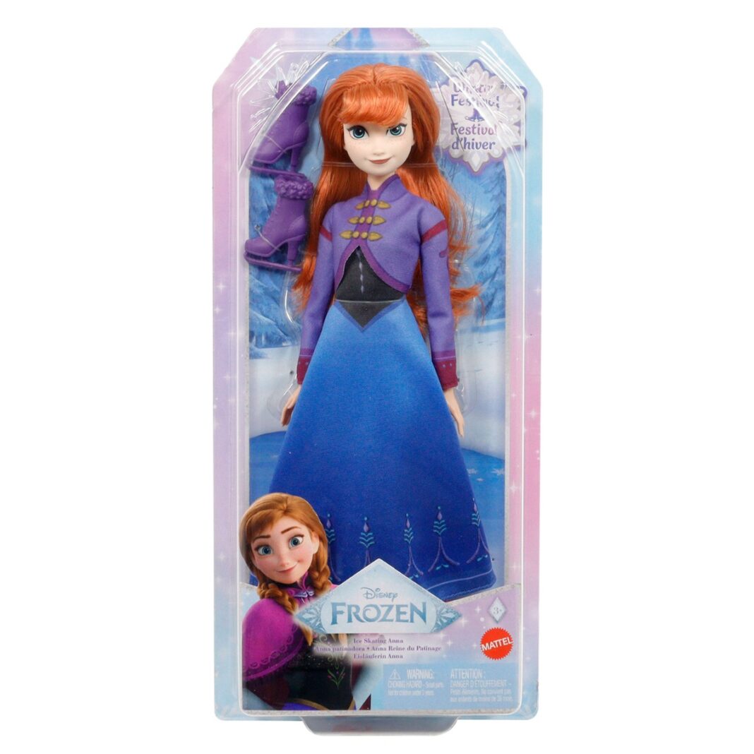 Papusa Disney Frozen, Ice Skating Anna, JBG54 Papusa Disney Frozen, Ice Skating Anna, JBG54