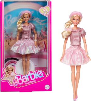 Papusa Barbie, The Movie Pink Beret, Margot Robbie, JBJ53 Papusa Barbie, The Movie Pink Beret, Margot Robbie, JBJ53