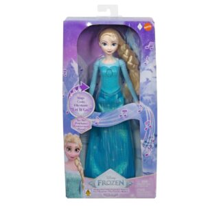 Papusa Elsa care canta, Disney Frozen, 30 cm, JDX52 Papusa Elsa care canta, Disney Frozen, 30 cm, JDX52