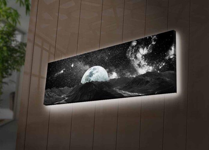 Tablou cu LED 3090NASA Multicolor 30x90x3 cm Tablou cu LED 3090NASA Multicolor 30x90x3 cm