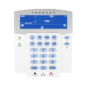 Tastatura LCD wireless Paradox K38, 32 zone, 2 partitii, 40 m Tastatura LCD wireless Paradox K38, 32 zone, 2 partitii, 40 m