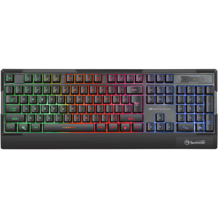 Tastatura Gaming MARVO KG964 Magma M40, Wired, USB, iluminare RGB (Negru/Galben) Tastatura Gaming MARVO KG964 Magma M40, Wired, USB, iluminare RGB (Negru/Galben)