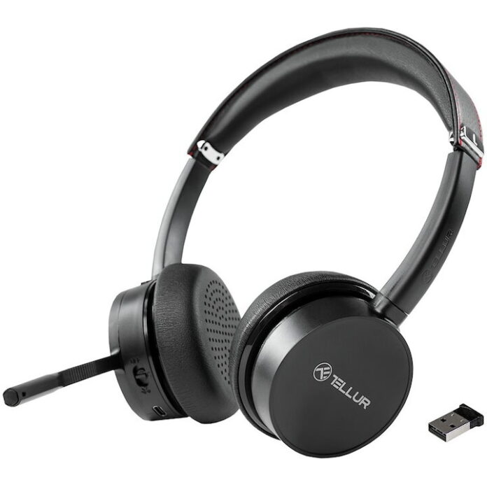 Casti Bluetooth Tellur Mood True Wireless, Bluetooth 5.0, Microfon (Negru) Casti Bluetooth Tellur Mood True Wireless, Bluetooth 5.0, Microfon (Negru)