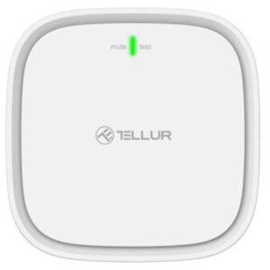 Senzor de gaz Tellur, WiFi, Smart, DC12V 1A, Alb Senzor de gaz Tellur, WiFi, Smart, DC12V 1A, Alb