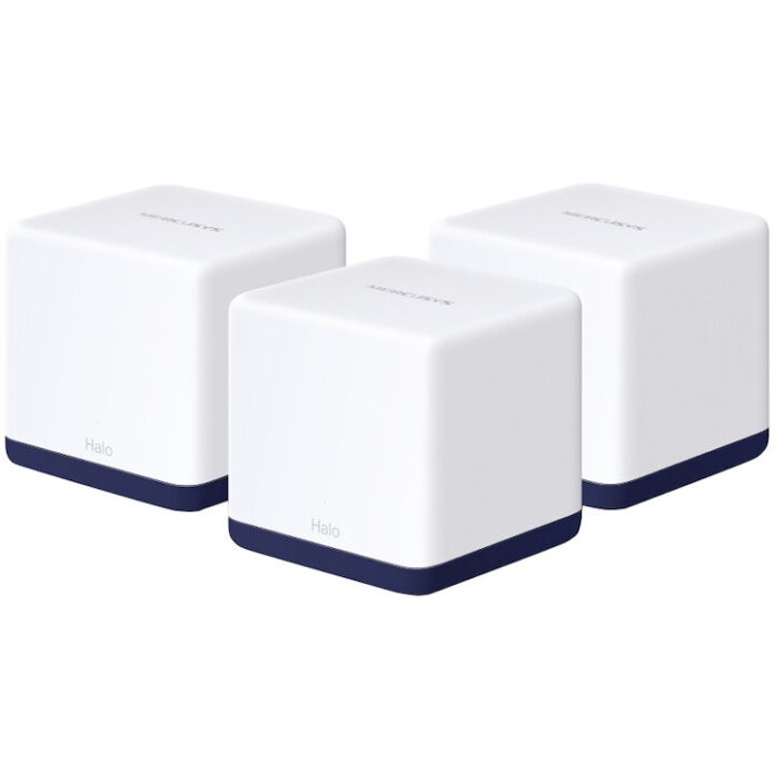 System Mesh Wi-Fi Mercusys Halo H50G(3-pack), AC1900, Gigabit, Dual Band (Alb) System Mesh Wi-Fi Mercusys Halo H50G(3-pack), AC1900, Gigabit, Dual Band (Alb)