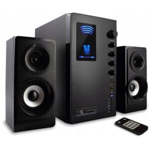 Difuzoare Tracer 2.1 Tumba, Bluetooth, Card Reader, Port USB, 35W RMS, FM Tuner, Remote Control, Negru Difuzoare Tracer 2.1 Tumba, Bluetooth, Card Reader, Port USB, 35W RMS, FM Tuner, Remote Control, Negru
