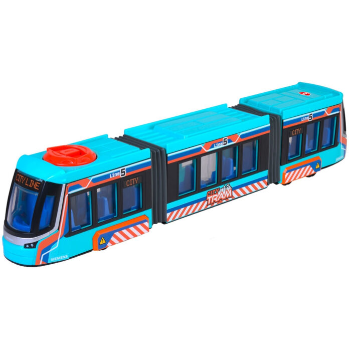 Tramvai Siemens City Tram Dickie Toys, 41.5 cm Tramvai Siemens City Tram Dickie Toys, 41.5 cm