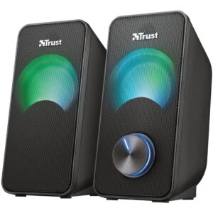 Stand casti Trust GXT 265 Cintar RGB, 2 x USB 2.0 (Negru) Stand casti Trust GXT 265 Cintar RGB, 2 x USB 2.0 (Negru)