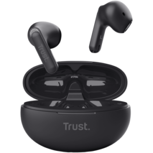 Casti True Wireless Trust Yavi, Bluetooth, Microfon (Negru) Casti True Wireless Trust Yavi, Bluetooth, Microfon (Negru)