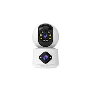 Camera supraveghere rotativa interior IP WiFi PTZ cu lentila duala Vstarcam C992DR, 1 MP, 4mm-6mm, IR/lumina alba 15-30 m, microfon si difuzor, slot card Camera supraveghere rotativa interior IP WiFi PTZ cu lentila duala Vstarcam C992DR, 1 MP, 4mm-6mm, IR/lumina alba 15-30 m, microfon si difuzor, slot card