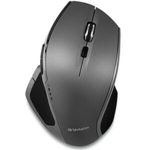 Mouse Wireless Verbatim Deluxe 49041, 1600 dpi (Gri) Mouse Wireless Verbatim Deluxe 49041, 1600 dpi (Gri)