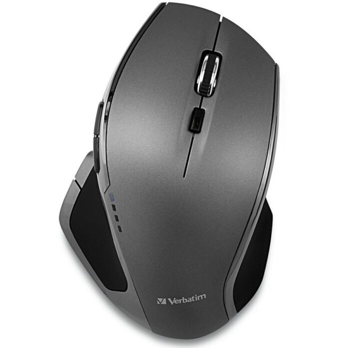 Mouse Wireless Verbatim Deluxe 49041, 1600 dpi (Gri) Mouse Wireless Verbatim Deluxe 49041, 1600 dpi (Gri)