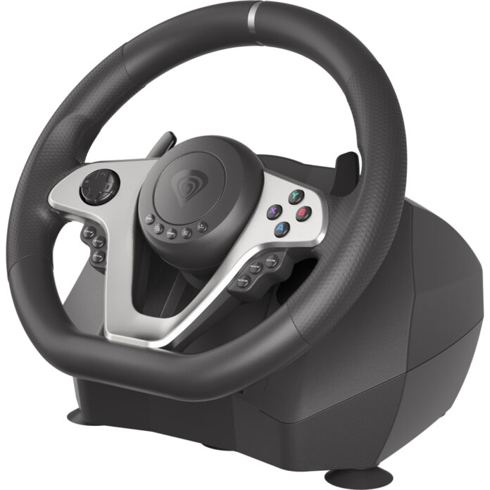 Volan Genesis Seaborg 400, USB, compatibil cu PC, PS3, PS4, Xbox One, Xbox 360, Nintento Switch Volan Genesis Seaborg 400, USB, compatibil cu PC, PS3, PS4, Xbox One, Xbox 360, Nintento Switch