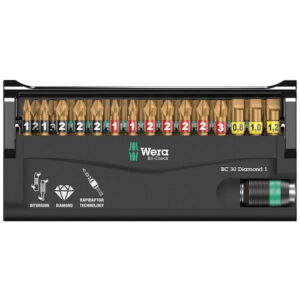 Set biti Wera 0505743400, 30 piese (Negru) Set biti Wera 0505743400, 30 piese (Negru)