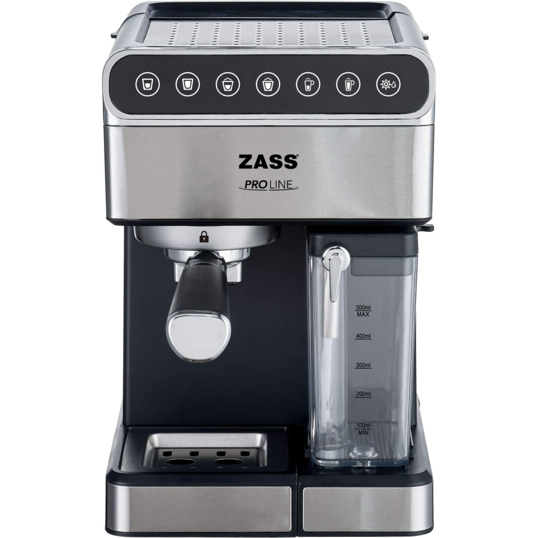 Espressor manual Zass ZEM 10, 1350 W, 16 bari, 1.8 L, Rezervor lapte 0.5 L (Negru/Inox) Espressor manual Zass ZEM 10, 1350 W, 16 bari, 1.8 L, Rezervor lapte 0.5 L (Negru/Inox)