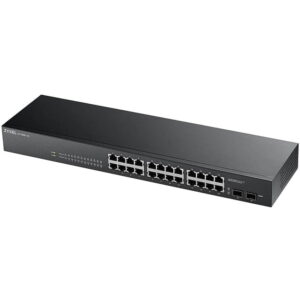Switch ZYXEL GS190024HPV, 24 Porturi, 10/100/1000 Mbps Switch ZYXEL GS190024HPV, 24 Porturi, 10/100/1000 Mbps