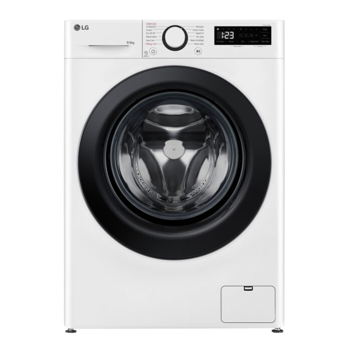 Masina de spalat rufe cu uscator LG F4DR509SBW, 9/6 kg, 1400 rpm, Motor Direct Drive, Clasa D, Alb Masina de spalat rufe cu uscator LG F4DR509SBW, 9/6 kg, 1400 rpm, Motor Direct Drive, Clasa D, Alb
