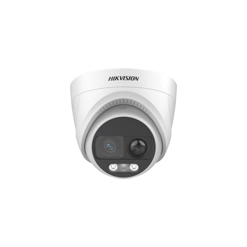 Camera supraveghere Dome ColorVu HikVsion DS-2CE72KF3T-PIRXO-2.8MM, 3K, 2.8 mm, lumina calda 20 m, PIR, sirena, stroboscop, difuzor incorporat Camera supraveghere Dome ColorVu HikVsion DS-2CE72KF3T-PIRXO-2.8MM, 3K, 2.8 mm, lumina calda 20 m, PIR, sirena, stroboscop, difuzor incorporat