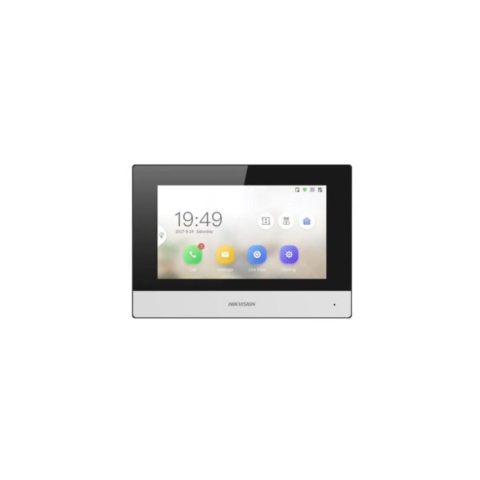 Videointerfon de interior Hikvision DS-KH6320Y-WTE2, 7 inch, aparent, 2 fire Videointerfon de interior Hikvision DS-KH6320Y-WTE2, 7 inch, aparent, 2 fire
