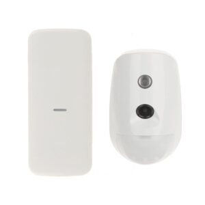 Kit contact magnetic si detector de miscare wireless hikvision ax pro, 868 MHz, PIR 12 m Kit contact magnetic si detector de miscare wireless hikvision ax pro, 868 MHz, PIR 12 m