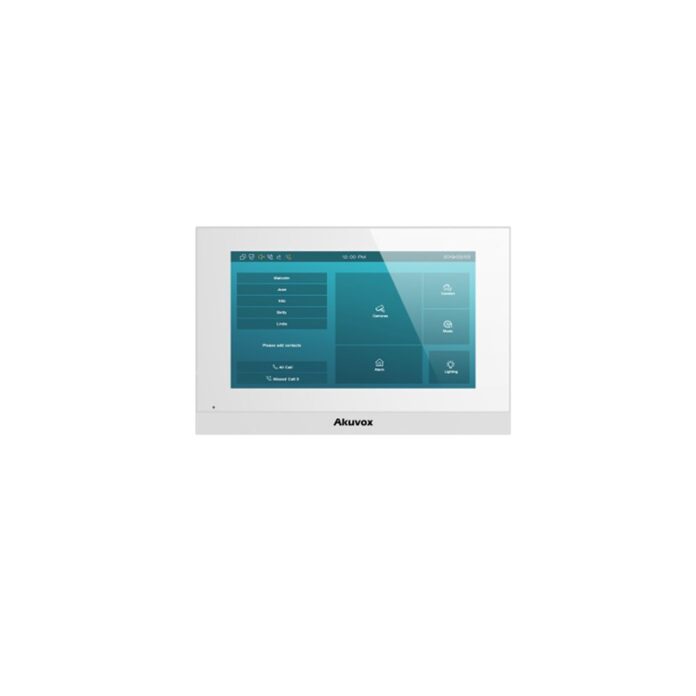 Videointerfon de interior C313S-WH, aparent, touchscreen, 7 inch, microfon, PoE Videointerfon de interior C313S-WH, aparent, touchscreen, 7 inch, microfon, PoE