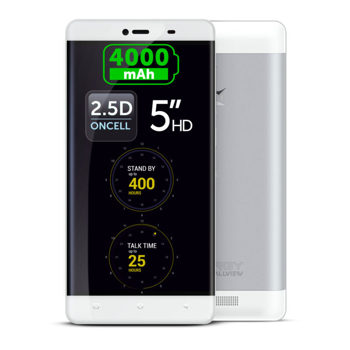 Telefon mobil Allview P8 Energy Mini, 16GB, Dual Sim, Gri Telefon mobil Allview P8 Energy Mini, 16GB, Dual Sim, Gri