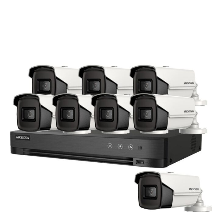 Sistem supraveghere exterior basic HikVision, 8 camere, 5 MP, IR 60 m, 2.8 mm Sistem supraveghere exterior basic HikVision, 8 camere, 5 MP, IR 60 m, 2.8 mm