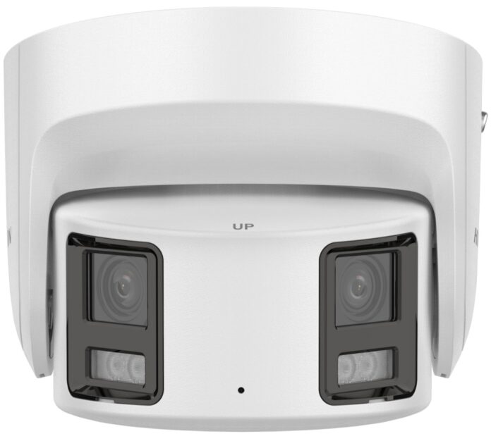 Camera IP 8MP 4K Panoramica 180°, 2x 4mm, alarma acustica si luminoasa, Acusense, microfon, ColorVu 30m, Hikvision, DS-2CD2387G2P-LSU-SL-4mm(C) Camera IP 8MP 4K Panoramica 180°, 2x 4mm, alarma acustica si luminoasa, Acusense, microfon, ColorVu 30m, Hikvision, DS-2CD2387G2P-LSU-SL-4mm(C)