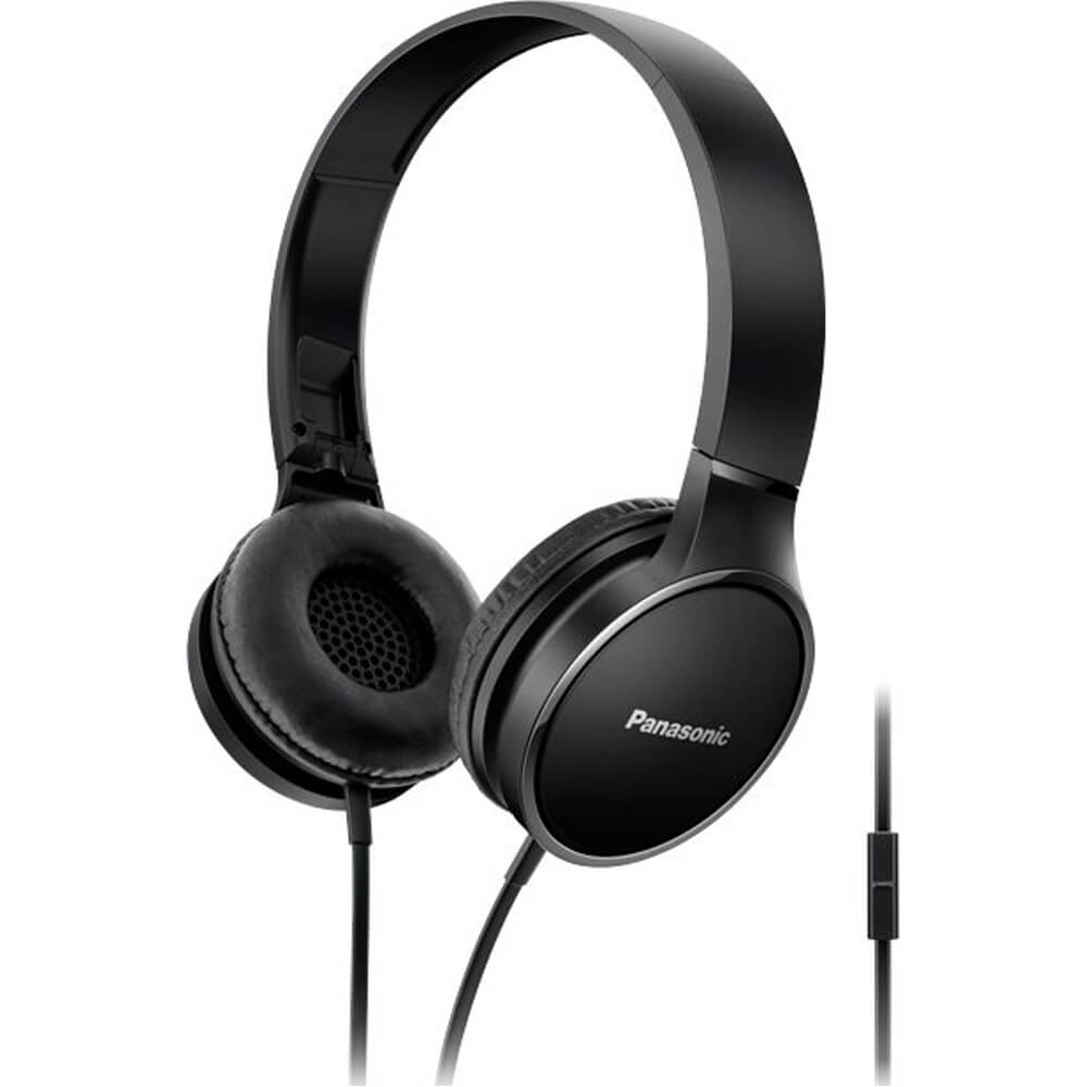 Casti audio On-Ear Panasonic RP-HF300ME-K, Microfon, Negru Casti audio On-Ear Panasonic RP-HF300ME-K, Microfon, Negru