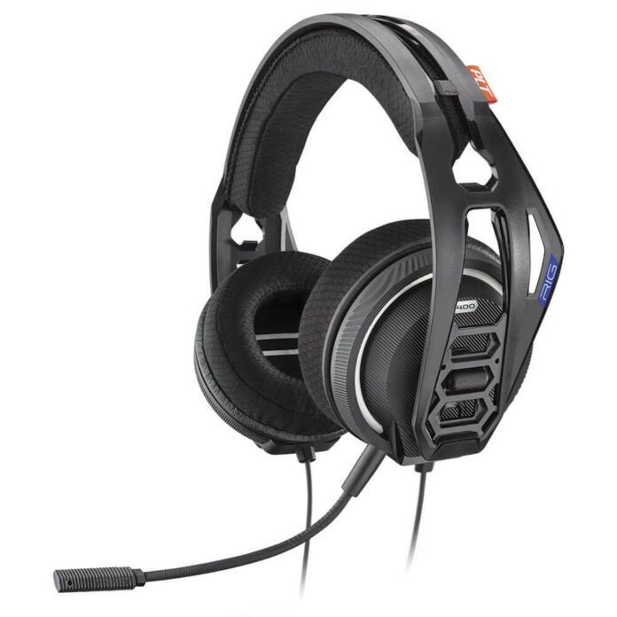 Casti Gaming cu microfon Nacon RIG 400HS, Negru Casti Gaming cu microfon Nacon RIG 400HS, Negru