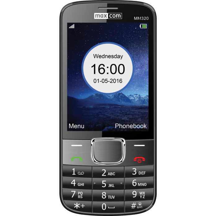 Telefon mobil MaxCom Classic MM320, Negru Telefon mobil MaxCom Classic MM320, Negru