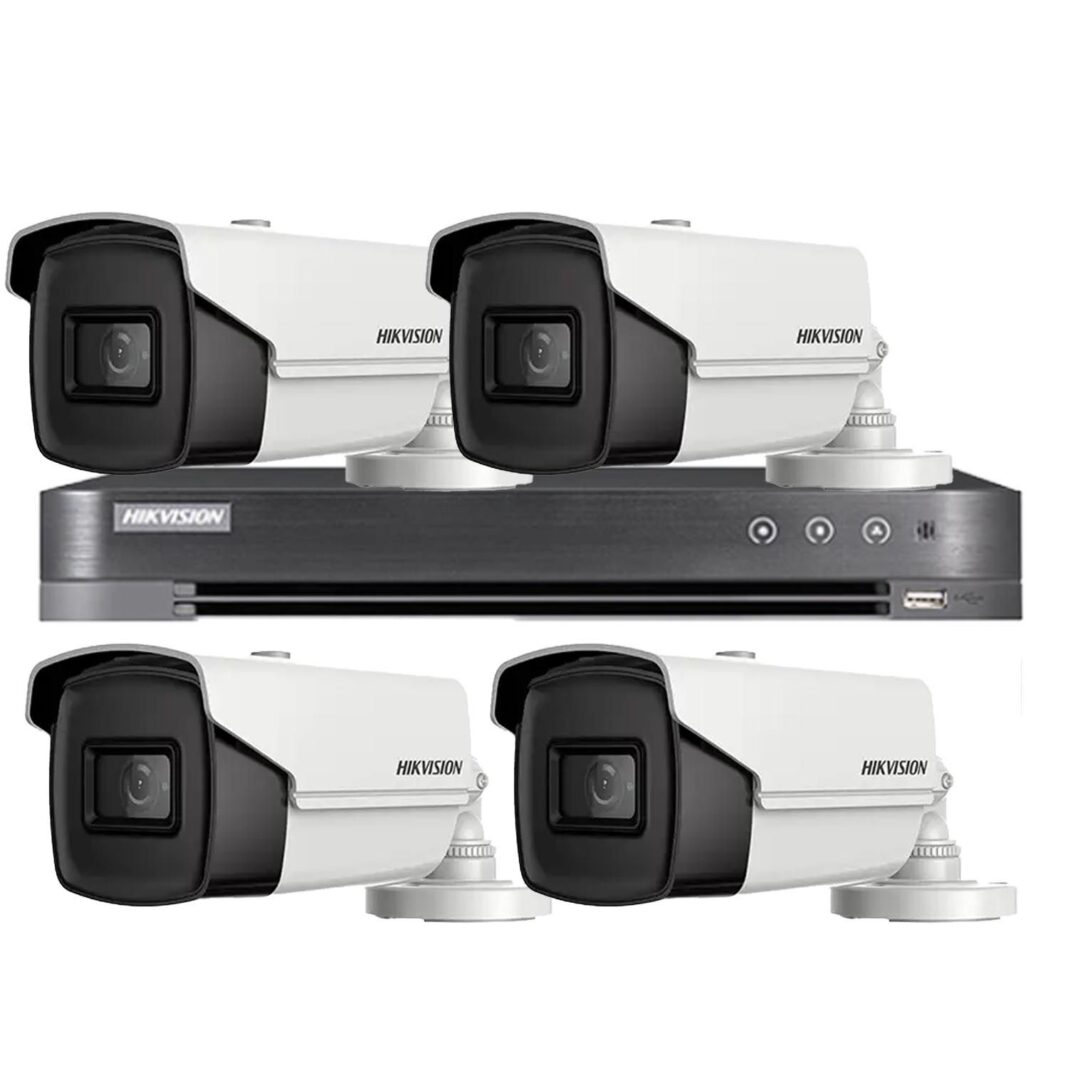 Sistem de supraveghere HIKVISION 4 camere 8MP 4 in 1, IR 60m, DVR 4 canale 4K 8MP Sistem de supraveghere HIKVISION 4 camere 8MP 4 in 1, IR 60m, DVR 4 canale 4K 8MP