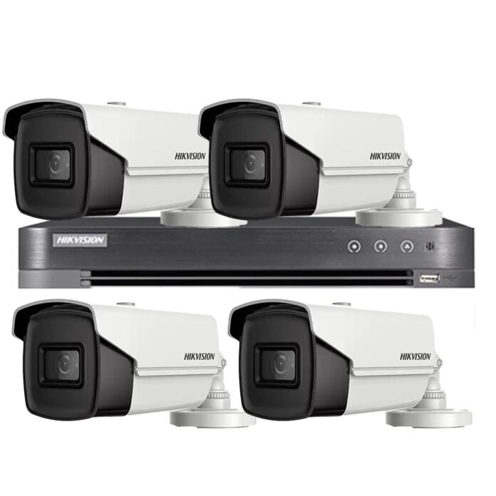 Sistem de supraveghere HIKVISION 4 camere 8MP 4 in 1, IR 60m, DVR 4 canale 4K 8MP Sistem de supraveghere HIKVISION 4 camere 8MP 4 in 1, IR 60m, DVR 4 canale 4K 8MP