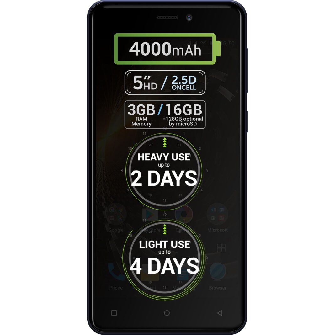 Telefon mobil Allview P9 Energy Mini, 16GB, Dual SIM, Albastru