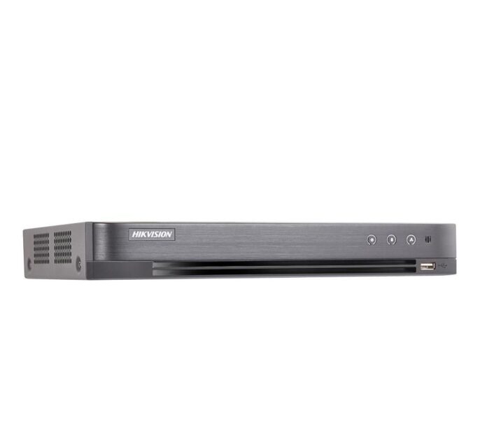Sistem supraveghere video interior complet Hikvision 4 camere Turbo HD 5 MP 30 m IR accesorii incluse, cadou HDD 1tb