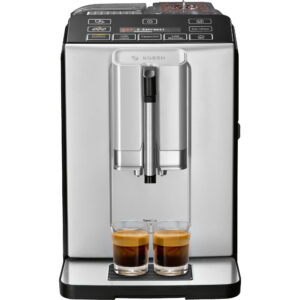 Espressor automat Bosch VeroCup 300 TIS30321RW, 1300 W, 1.4 L, 15 bar, Argintiu Espressor automat Bosch VeroCup 300 TIS30321RW, 1300 W, 1.4 L, 15 bar, Argintiu
