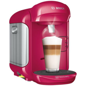 Espressor Bosch Tassimo Vivy II TAS1401, 1300 W, 3.3 Bar, 0.7 L, Roz Espressor Bosch Tassimo Vivy II TAS1401, 1300 W, 3.3 Bar, 0.7 L, Roz