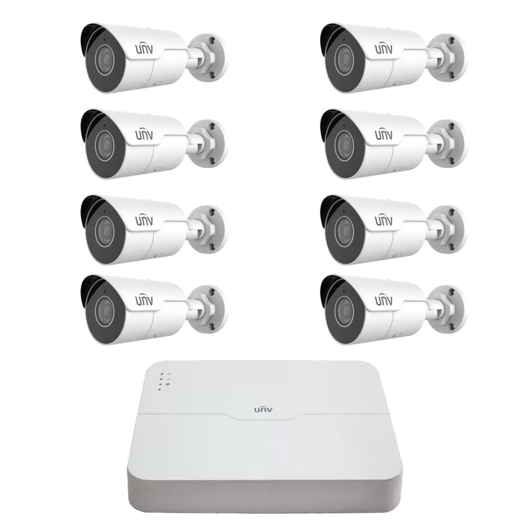 Sistem supraveghere 8 camere UNV 4MP IP PoE Starlight, 2.8mm, Audio, IR 50m, NVR 4K 8 canale Sistem supraveghere 8 camere UNV 4MP IP PoE Starlight, 2.8mm, Audio, IR 50m, NVR 4K 8 canale