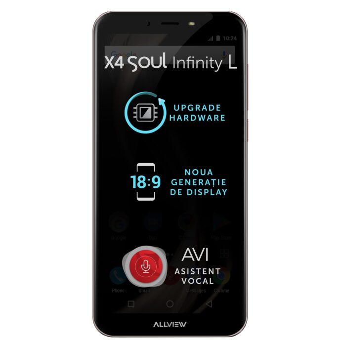 Telefon mobil Allview X4 Soul Infinity L, 16GB, Dual SIM, Auriu Telefon mobil Allview X4 Soul Infinity L, 16GB, Dual SIM, Auriu