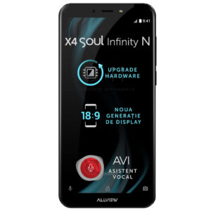 Telefon mobil Allview X4 Soul Infinity N, 32GB, 4GB, Dual SIM, Gri Telefon mobil Allview X4 Soul Infinity N, 32GB, 4GB, Dual SIM, Gri