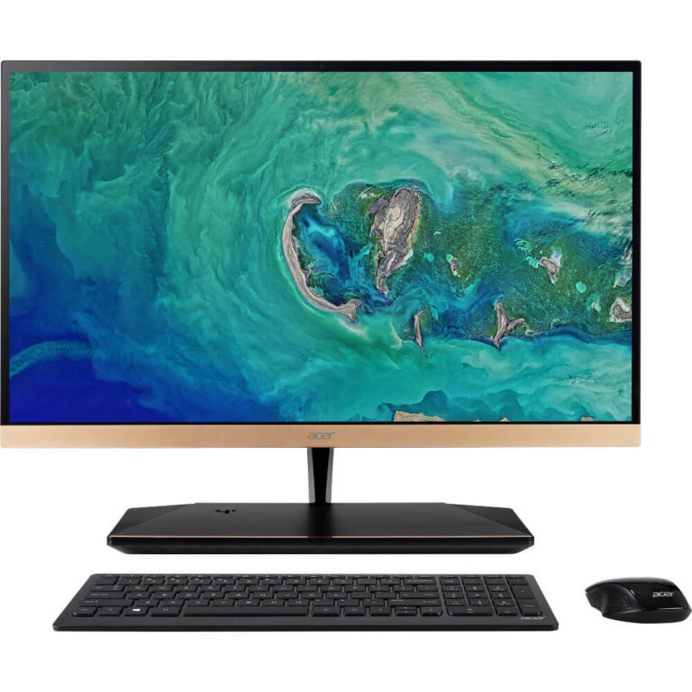 Sistem Desktop PC All-In-One Acer Aspire S24-880, Intel Core i5-8250U, 8GB DDR4, HDD 1TB + SSD 128GB, Intel UHD Graphics, Windows 10 Home