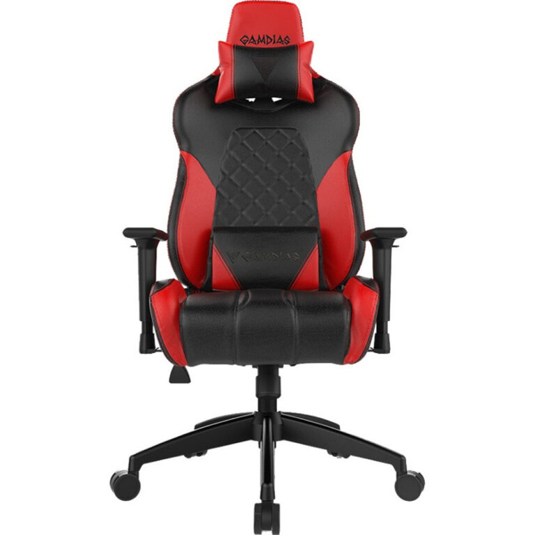 Scaun Gaming Gamdias Achilles E1 L, Iluminare RGB, Albastru