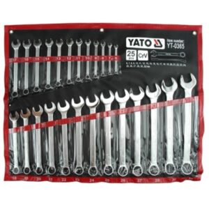 Set chei combinate YATO YT-0365, 25 buc, CrV 6-32 mm Set chei combinate YATO YT-0365, 25 buc, CrV 6-32 mm