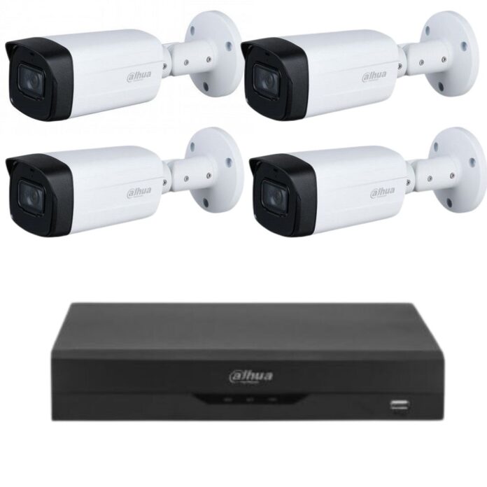 Kit supraveghere Dahua 4 camere, 5MP, lentila 3.6mm, IR 80M, DVR Dahua cu 4 canale 4K Kit supraveghere Dahua 4 camere, 5MP, lentila 3.6mm, IR 80M, DVR Dahua cu 4 canale 4K